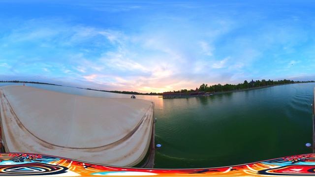 Palic Lake Boat Ride - Palic Jezero Voznja Brodom 360 Video 4k Virtual Tour