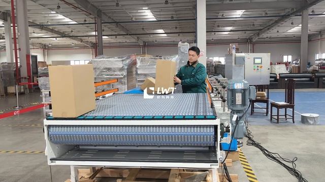 Машина для разделения банок с бобами