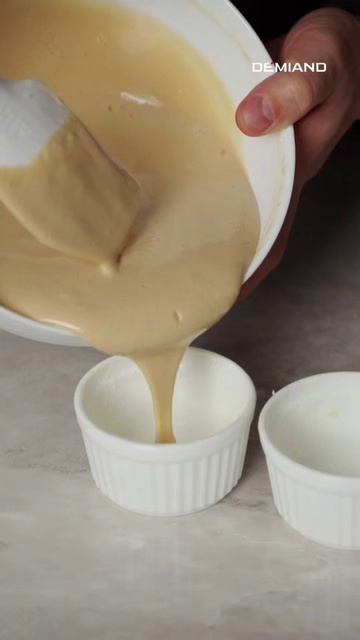 Воздушное кофейное суфле с кремом англез ☕️☁️