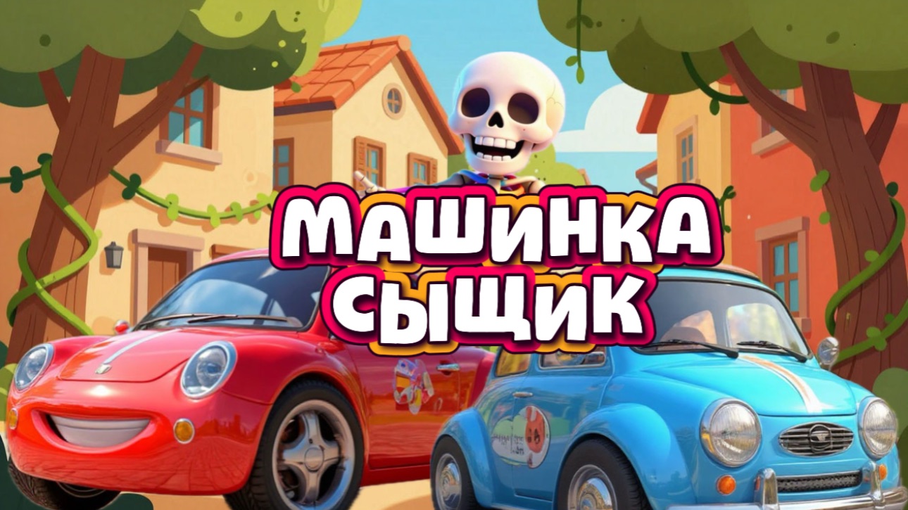 Машинка сыщик, веселые песенки и мультфильмы про машинки для детей