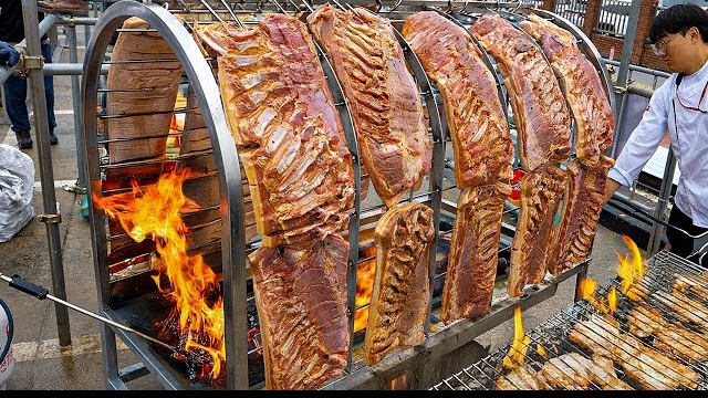 фестиваль барбекю в Корее