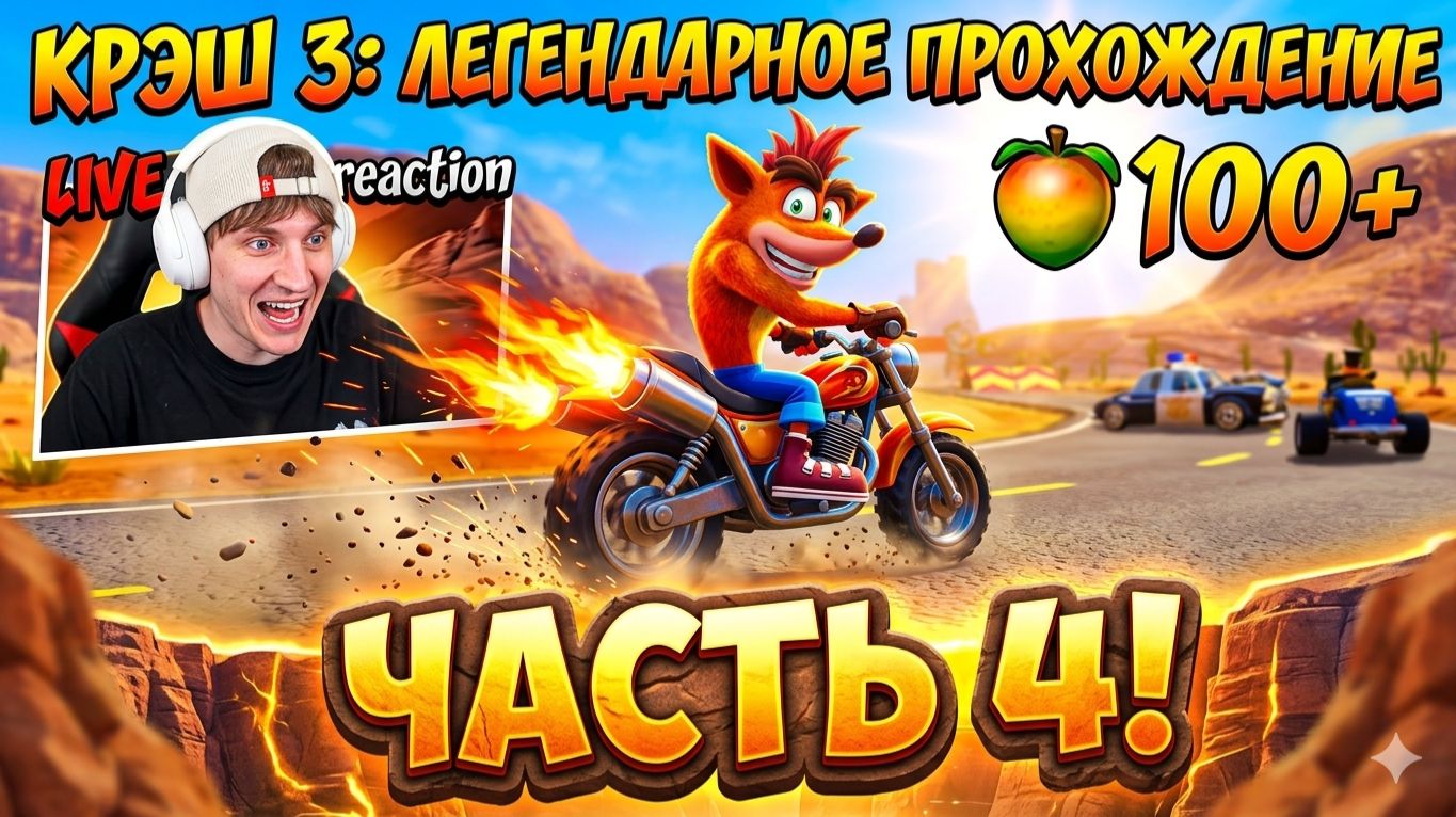 МОИ НЕРВЫ НЕ ВЫДЕРЖАЛИ! 🤬 Crash Bandicoot 3: Warped — Прохождение #4 DCCentR 23