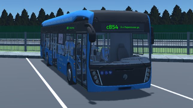 Я катаюсь на электробусе в Яндексе Игры и Водитель Московского Автобуса