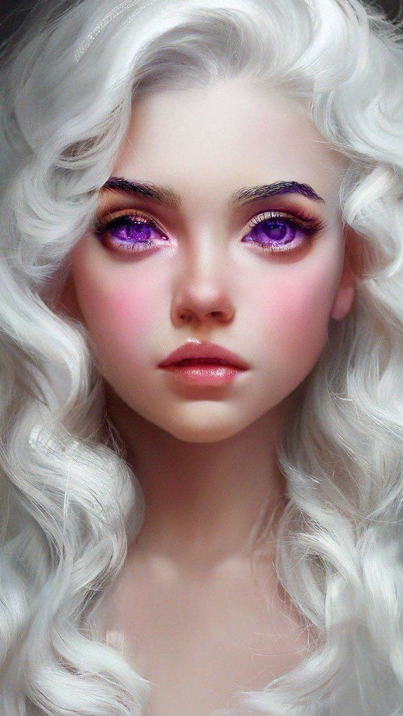 Фиолетовые глаза