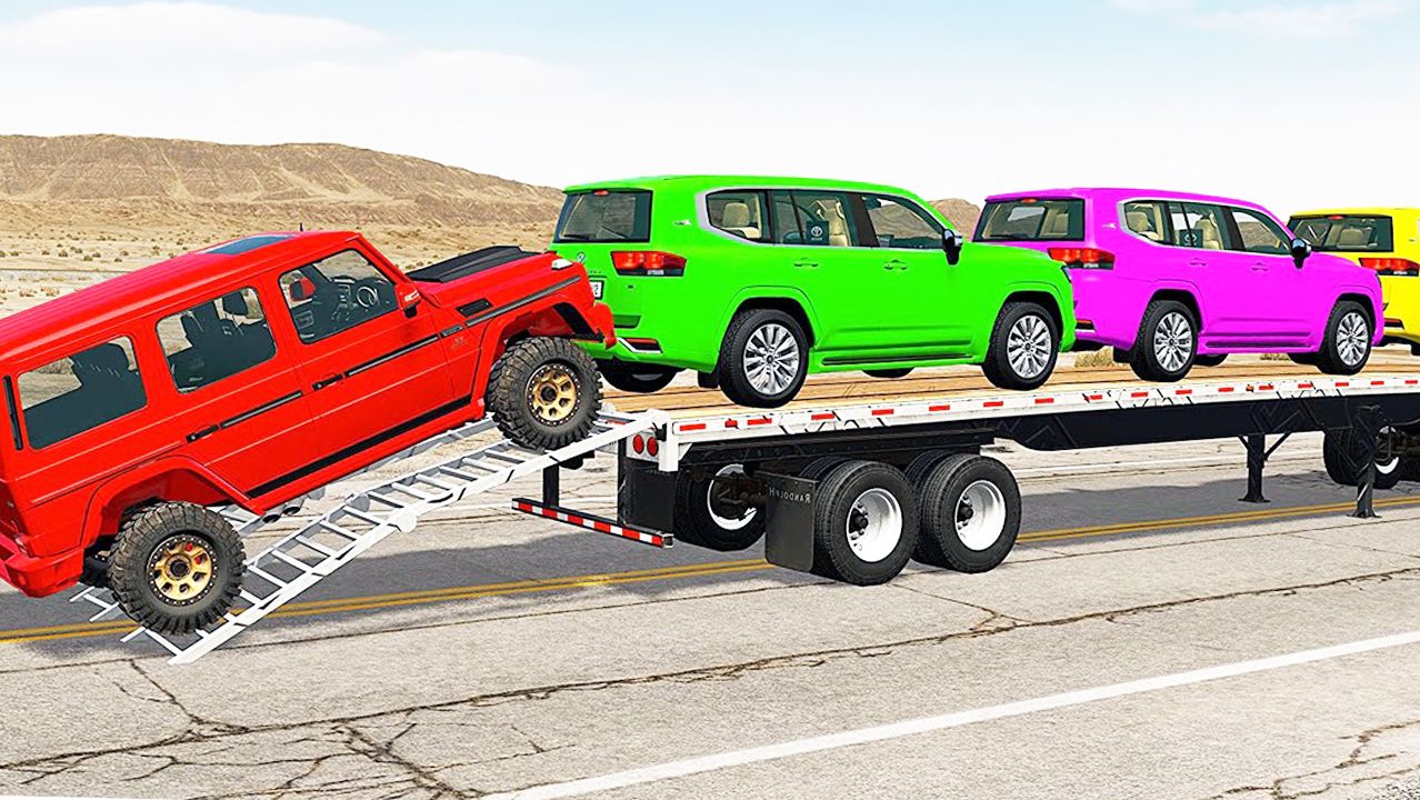 Мультики про машинки. Яркие гелики +испытывают себя на прочность. Смотреть онлайн для детей.