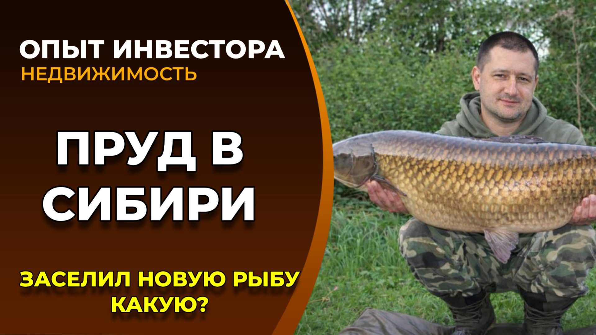 Заселил новую рыбу в пруд. Съест ли водоросли и листья?