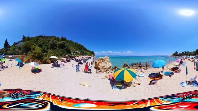 Afitos Άφυτος Varkes Beach Halkidiki Kasandra GreeceVarkes Plaza Halkidiki Grcka 360 Virtual Tour 4k