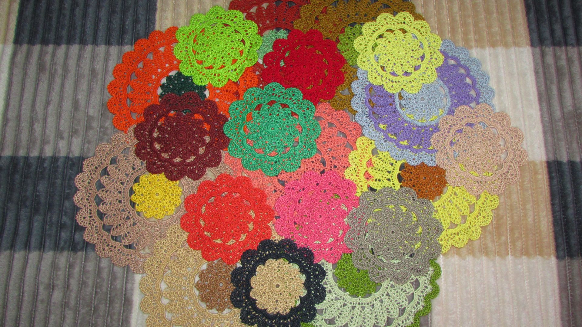 Ажурное вязание. Вязаные салфетки крючком 