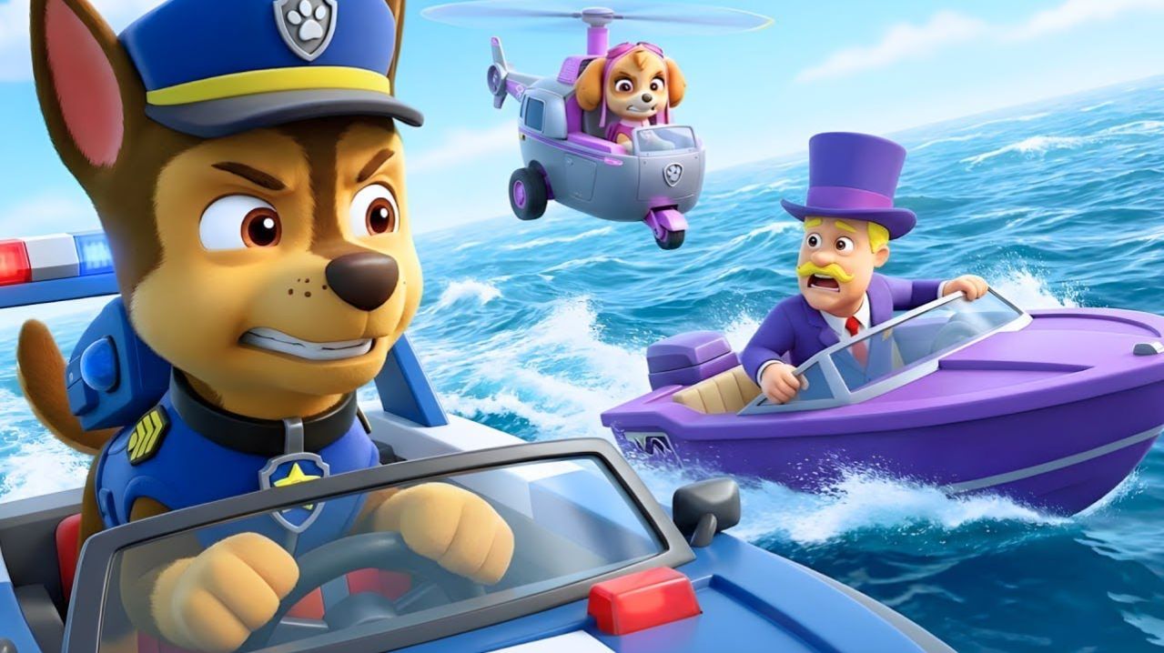 Спасательная операция в открытом море. Чейз и Скай, продолжайте в том же духе!