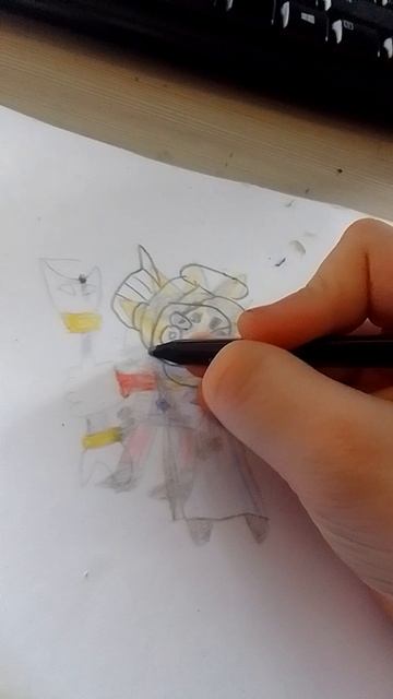 как нарисовать Сириуса из бравл старс