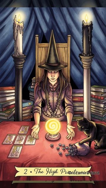 Верховная Жрица - в прямом положении