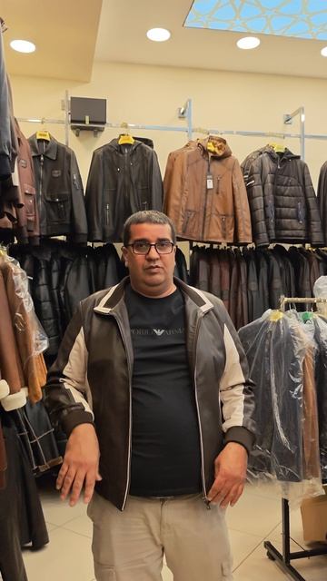 Новая модель! Мужская кожаная куртка из Турции