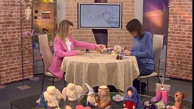 Алла Миненко. ГТРК ЛНР. Республика мастеров. Валяная игрушка 18 января 2020