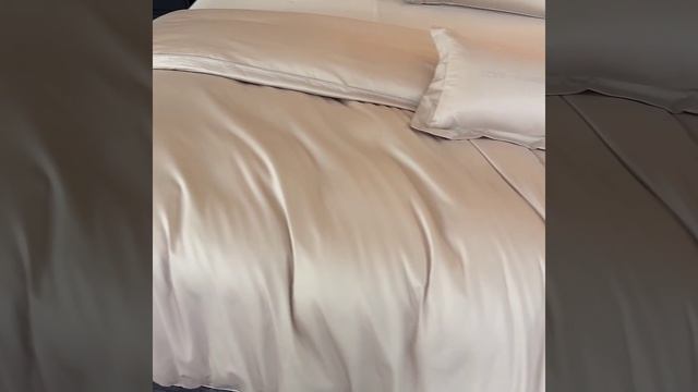 Комплект постельного белья Однотонный Сатин Премиум «Молочный сатин»