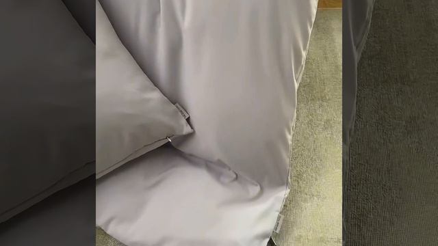 Комплект постельного белья Однотонный Сатин «Серебряный туман»