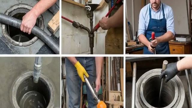 Прочистка труб канализации от засоров своими руками