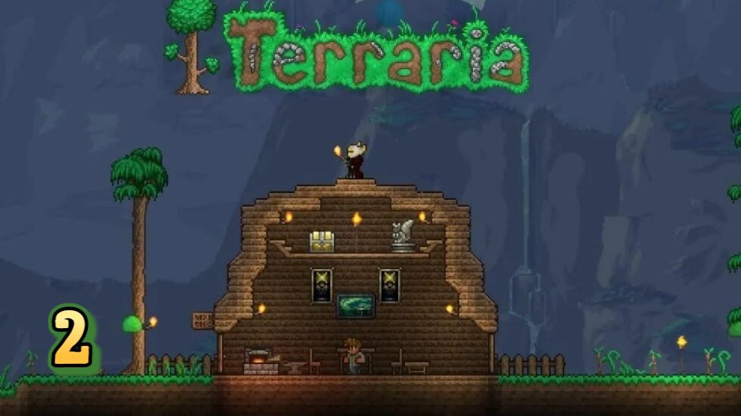 Террариа ( Terraria ) Стрим №2 Играем с Сыном!