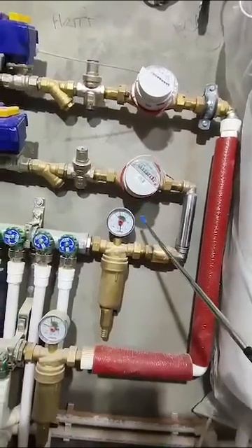 Узел ввoда воды