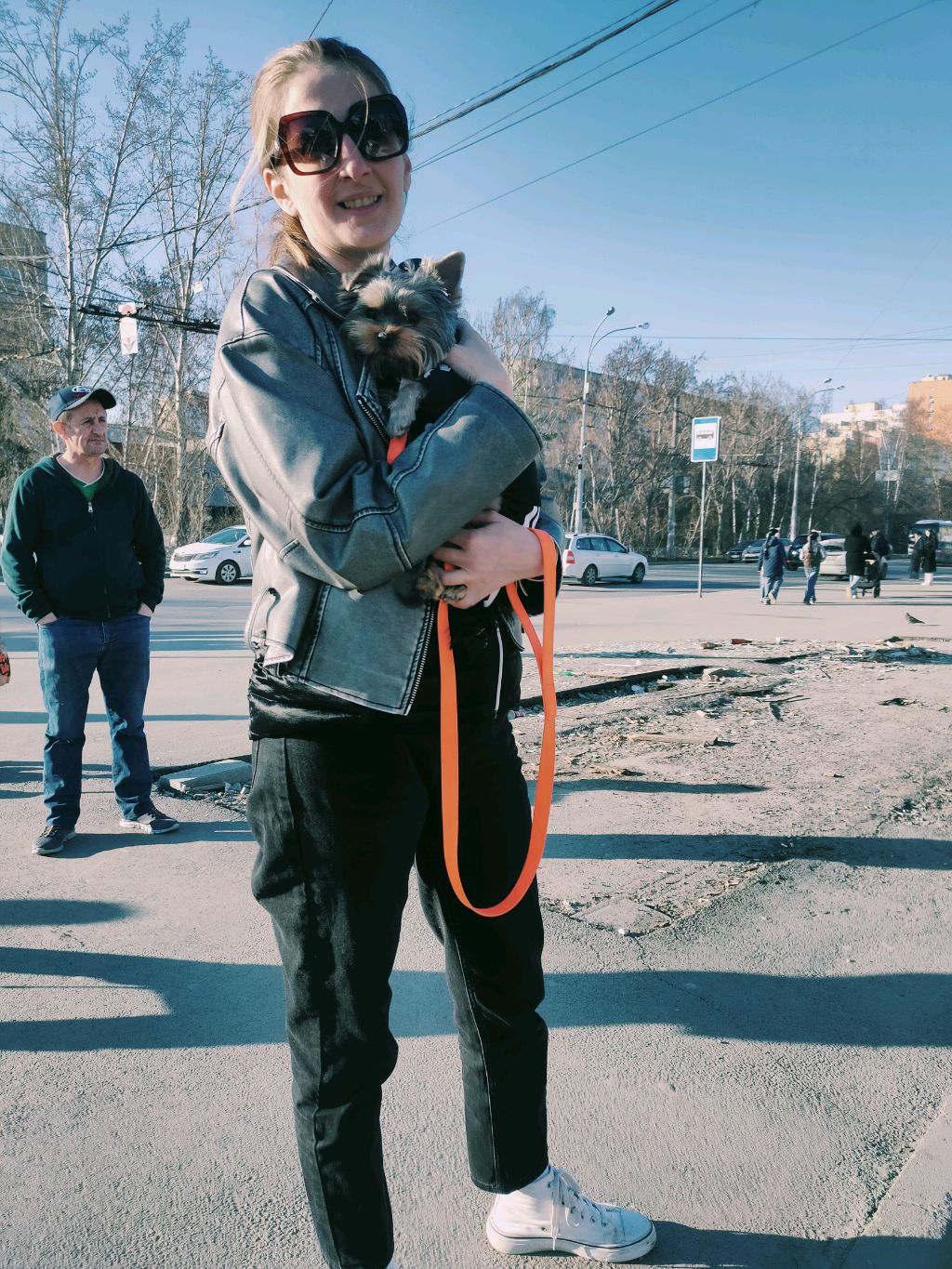 гуляем с моей собакой руби