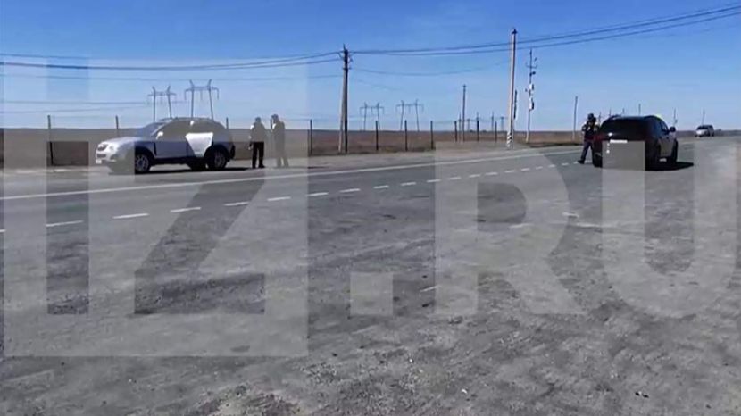 На месте обнаружения машины преступника в Оренбургской области начались досмотры