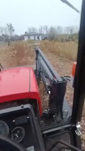 Мульчер KERLAND с трактором МТЗ в работе #мтз #kerland #мульчер