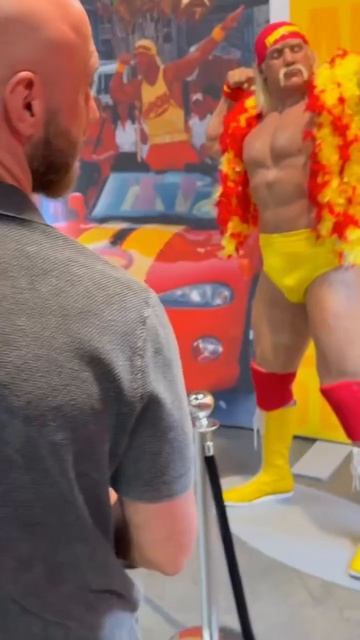 Nick Hogan Gets A First Look At The Hulk Hogan Exhibit At WWE World!