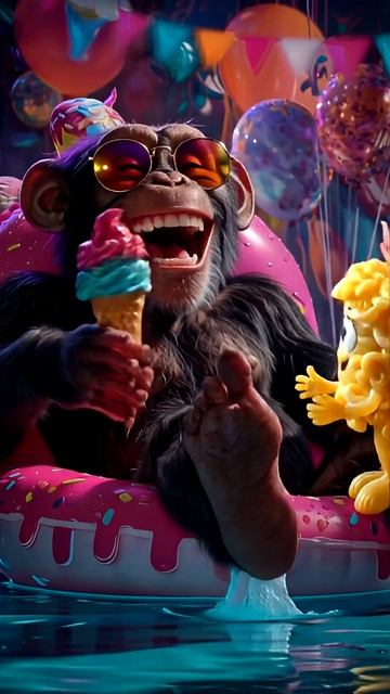 Макарошка и обезьяна