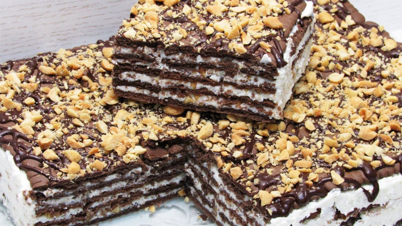 Лучший домашний торт без выпечки