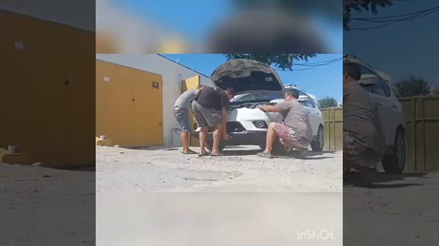 Установка бампера