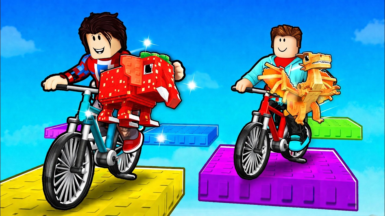 😱СБЕГИ НА ВЕЛОСИПЕДЕ В ОББИ РАДИ БРЕЙНРОТОВ В РОБЛОКС!