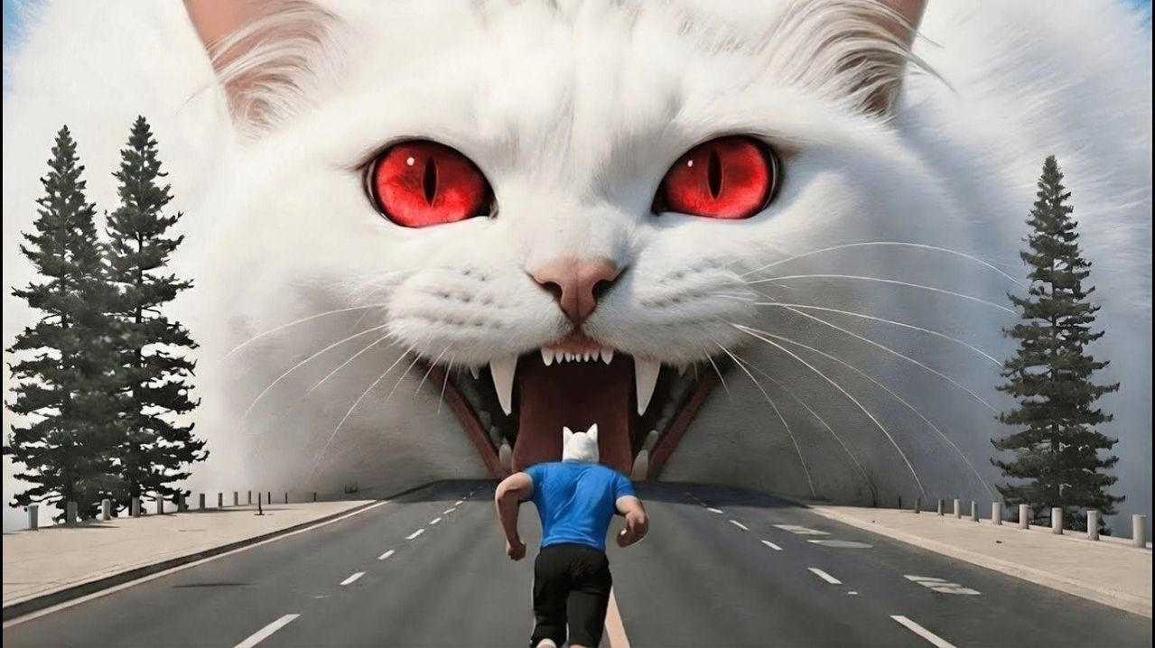 ОМАГАД 😱 От милого к гиганту! 🐱 История о коте и волшебном жуке | Вирусная трансформация