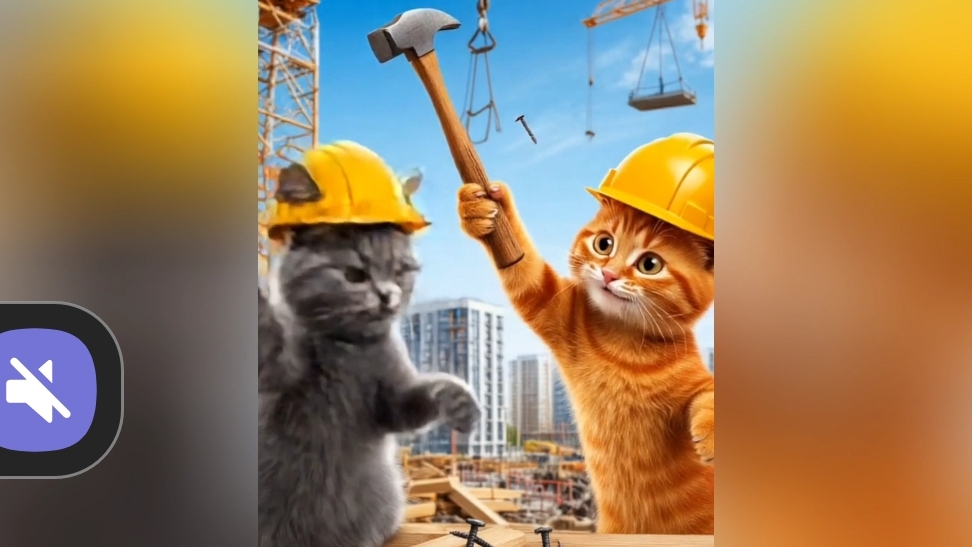 РЫЖИЙ КОТ И СЕРАЯ КОШКА — ИСТОРИЯ ДРУЖБЫ 🐾