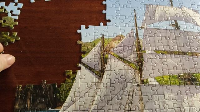 Собираю пазлы.