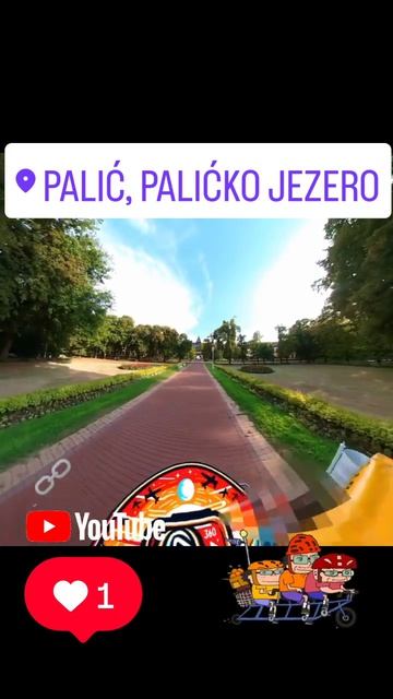 Palic Lake Bike Ride - Palic Jezero Voznja Biciklom 360  #travel #touristattraction #drone
