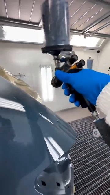 Покраска автомобиля пульвелизатором