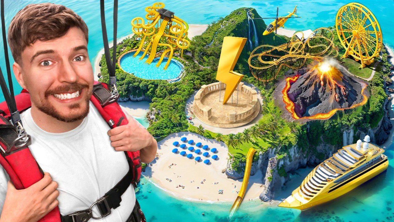 ЧАСТНЫЙ ОСТРОВ ЗА $1 VS $250,000,000 MRBEAST МИСТЕРБИСТ НА РУССКОМ мистер бист