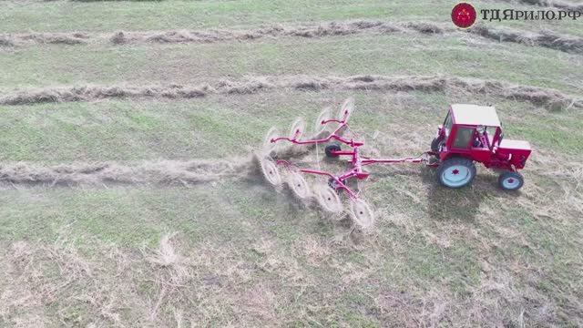 Грабли ворошилки АЗАС ГВВ-6М для трактора МТЗ