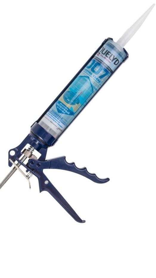 Клей-герметик MS-полимер QUELYD 007 Crystal Clear прозрачный (300г) 465022