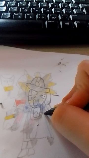 как нарисовать скин на бойца из бравл старс