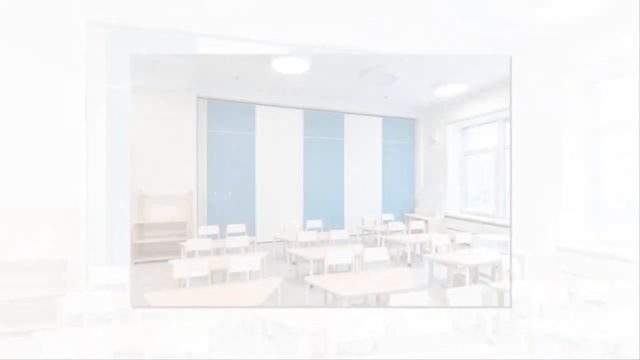Раздвижные перегородки с шумоизоляцией NAYADA SmartWall H5F-S в детский сад  «Лучи»