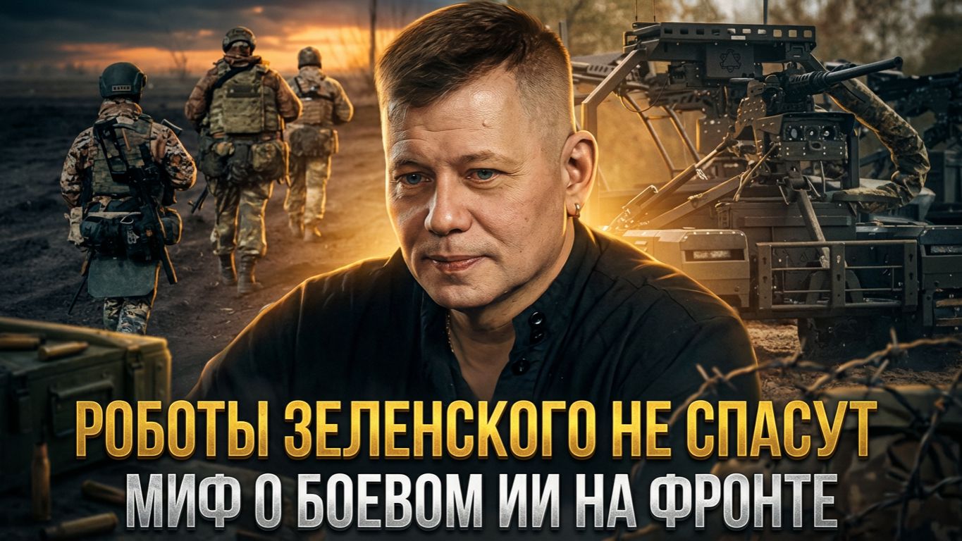 РОБОТЫ ЗЕЛЕНСКОГО НЕ СПАСУТ: миф о боевом ИИ на фронте | Станислав Крапивник