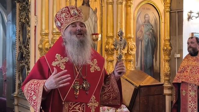 Проповедь митрополита Иоанна после Пасхальной вечерни в храме Рождества Пресвятой Богородицы