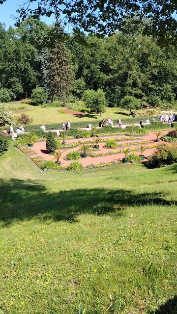 Петродворец. Сады возле. Большой оранжереи