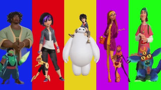 Робот БЭЙМАКС и его ДРУЗЬЯ танцуют 🆚 Веселый МУЛЬТИК для детей