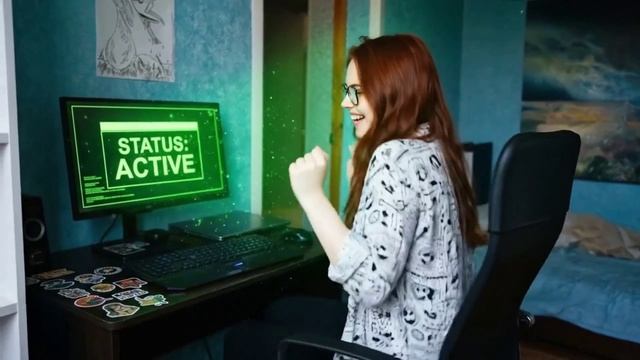 Девочка айтишница.