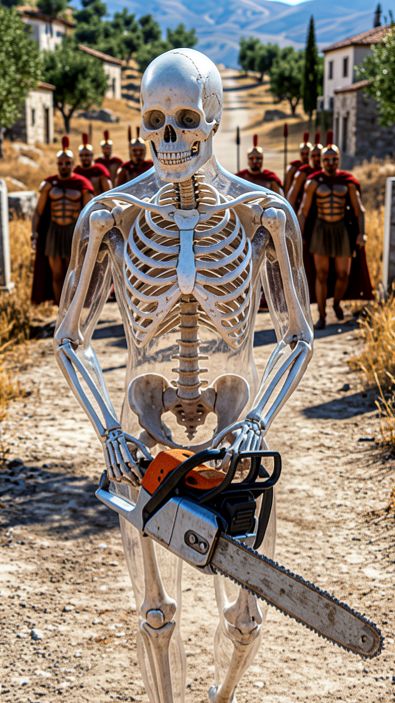 Бензопила в Спарте: что будет, если нарушить ход истории? Шокирующий разбор!