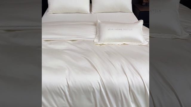 Комплект постельного белья Однотонный Сатин Премиум «Молочный шёлк»