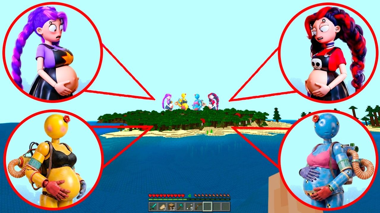 I Found All NEW PREGNANT GIRLS Poppy Playtime Chapter 5 In Minecraft PE!