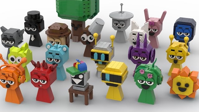 LEGO Спрунки: сборка всех этапов 1 — Спрунки Невероятный ящик