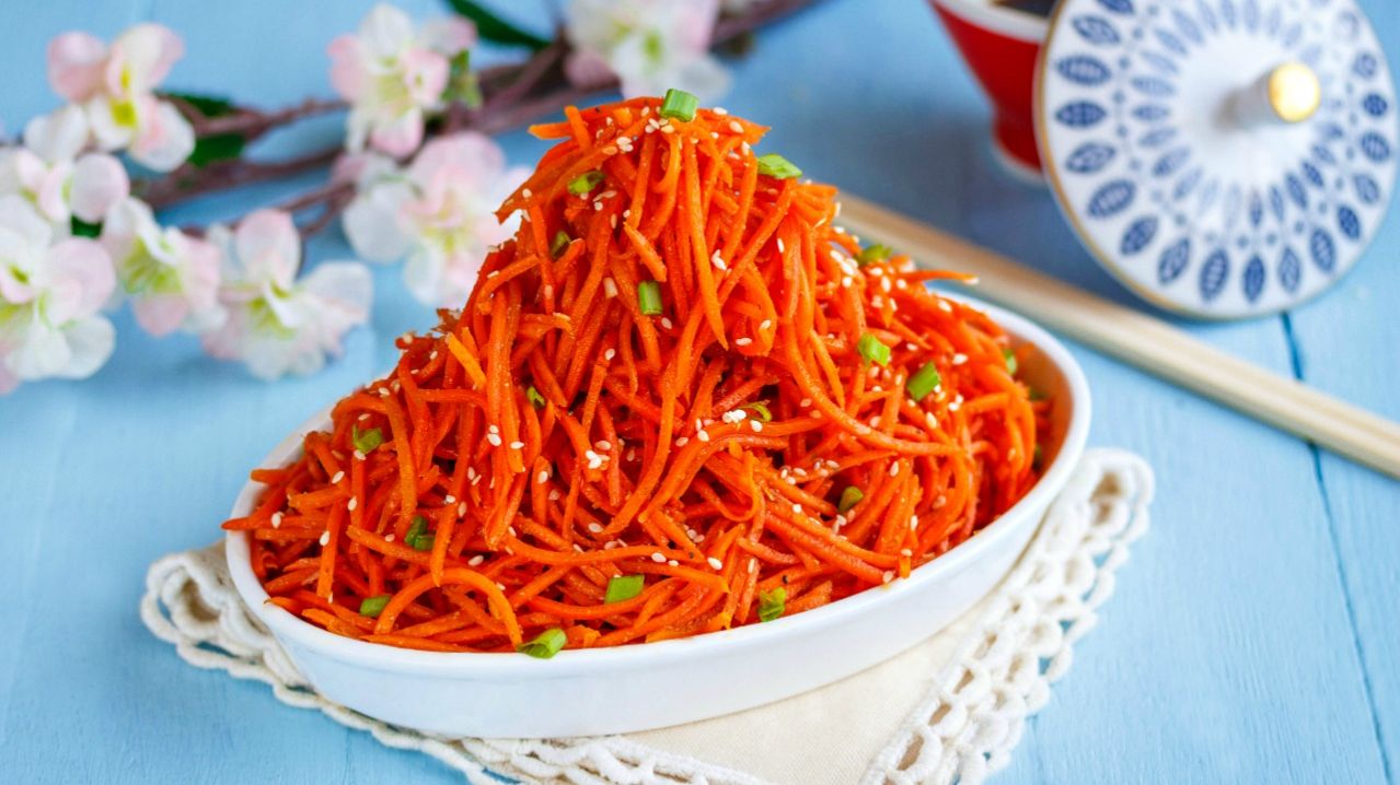 🥕 Морковча по-корейски: секрет идеальной закуски за 40 минут! Домашний рецепт